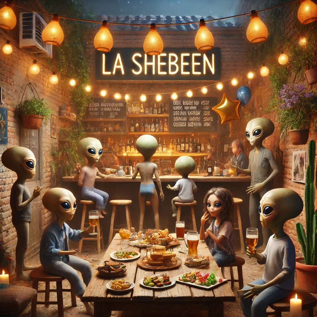 Aliens at La Shebeen